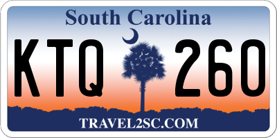 SC license plate KTQ260