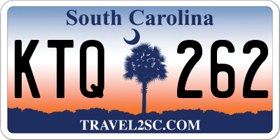 SC license plate KTQ262