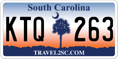 SC license plate KTQ263