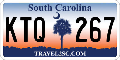 SC license plate KTQ267