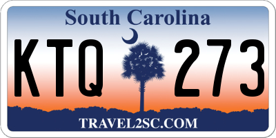 SC license plate KTQ273