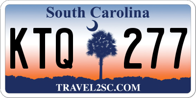 SC license plate KTQ277