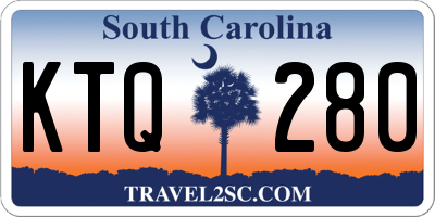 SC license plate KTQ280