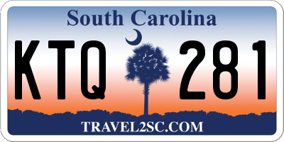 SC license plate KTQ281