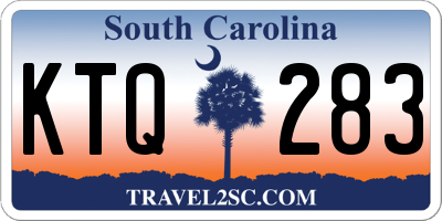 SC license plate KTQ283