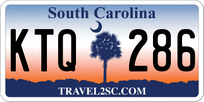 SC license plate KTQ286