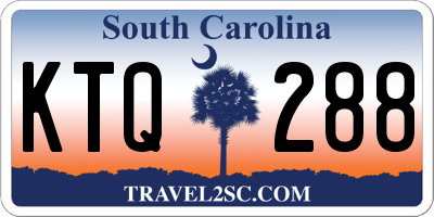 SC license plate KTQ288