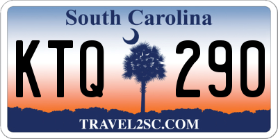 SC license plate KTQ290