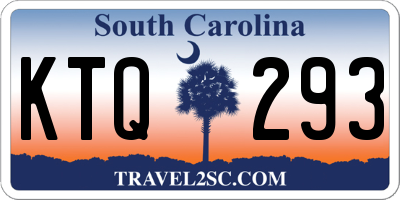 SC license plate KTQ293