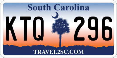 SC license plate KTQ296