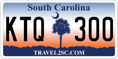 SC license plate KTQ300
