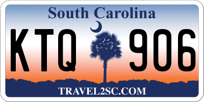 SC license plate KTQ906
