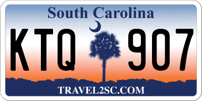 SC license plate KTQ907