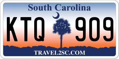 SC license plate KTQ909