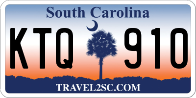 SC license plate KTQ910