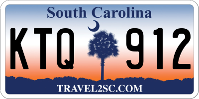 SC license plate KTQ912