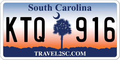 SC license plate KTQ916