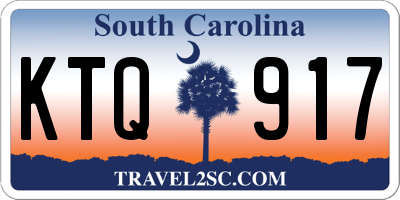 SC license plate KTQ917