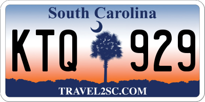 SC license plate KTQ929