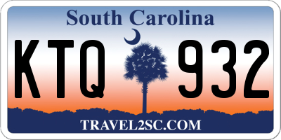 SC license plate KTQ932