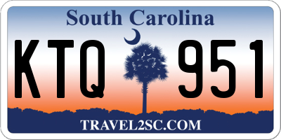 SC license plate KTQ951