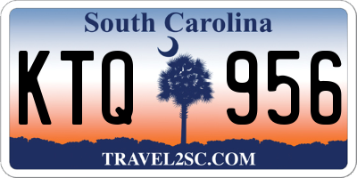 SC license plate KTQ956