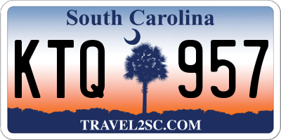 SC license plate KTQ957