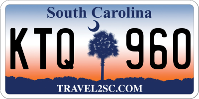 SC license plate KTQ960