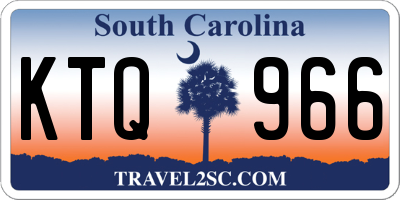 SC license plate KTQ966