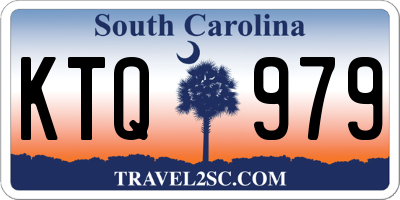 SC license plate KTQ979