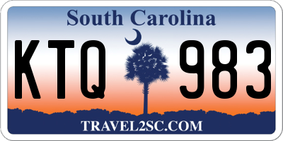 SC license plate KTQ983