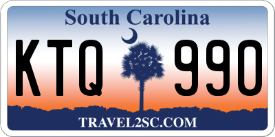 SC license plate KTQ990