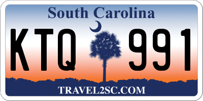SC license plate KTQ991