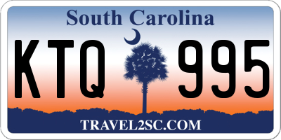 SC license plate KTQ995