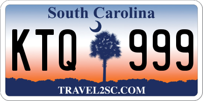 SC license plate KTQ999