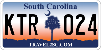 SC license plate KTR024