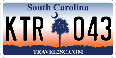 SC license plate KTR043
