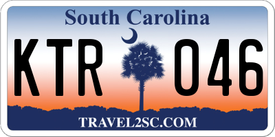 SC license plate KTR046