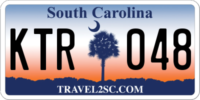 SC license plate KTR048