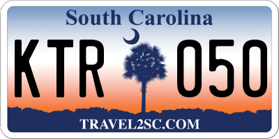 SC license plate KTR050