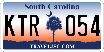 SC license plate KTR054