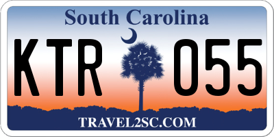 SC license plate KTR055