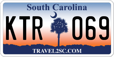 SC license plate KTR069