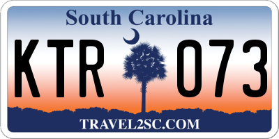 SC license plate KTR073