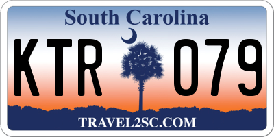 SC license plate KTR079