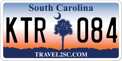 SC license plate KTR084