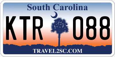 SC license plate KTR088