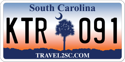 SC license plate KTR091