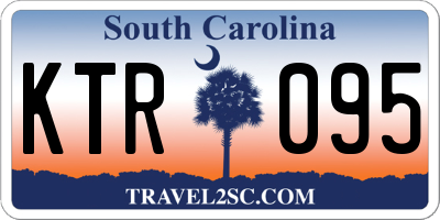 SC license plate KTR095