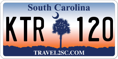 SC license plate KTR120